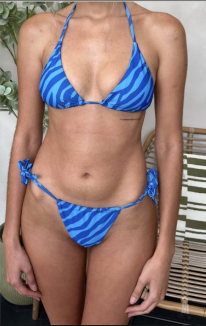 Same client after an organic spray tan at Slate